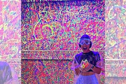 Glow in the Dark Splatter Paint Experience