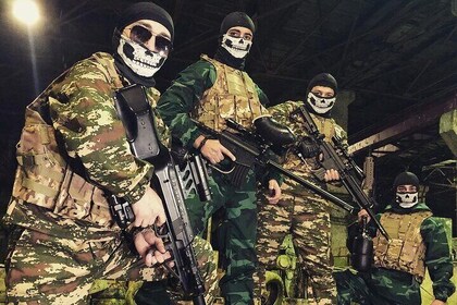 Paintball-Unterhaltung und Spaziergang durch Baku (Nizami-Straße)