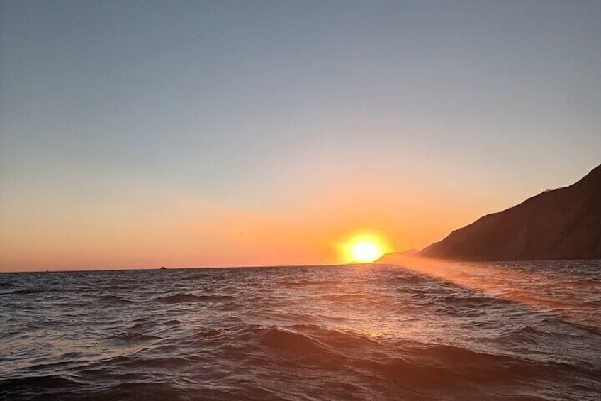 Sunset Boat Tour in the Cinque Terre