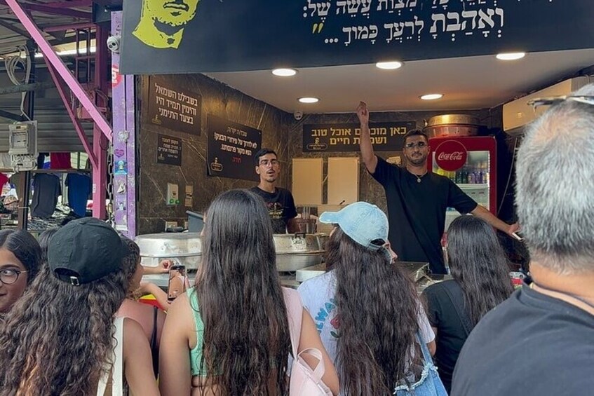 Market Food Tasting Tour at Shuk HaCarmel in Tel Aviv