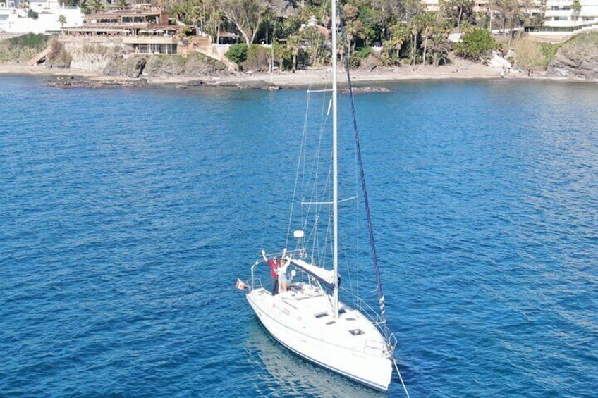 Marbella Coastal Navigation in Private Sailboat Half day