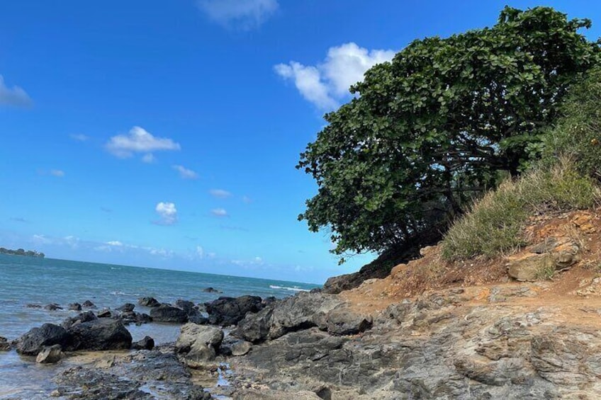 The shores of Mokoli'i Island