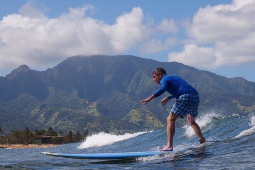 Private surfing lessons on the beautiful world famous North Shore of Oahu. 
