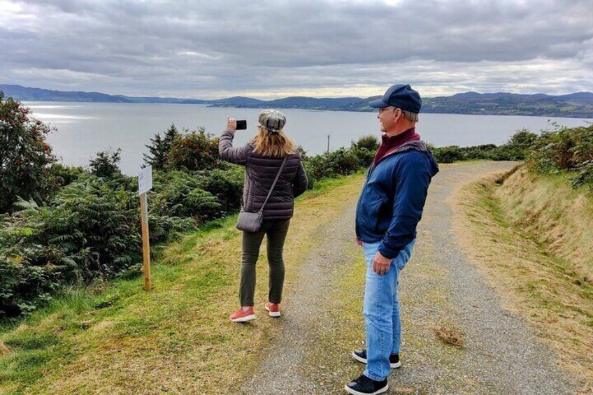 Visitors enjoying the views.