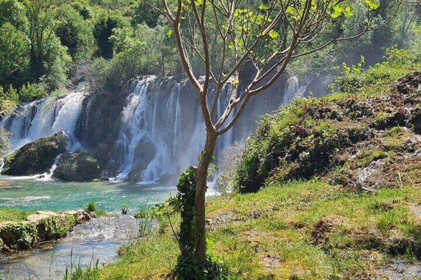 Over the Bridge to the Falls (Mostar)