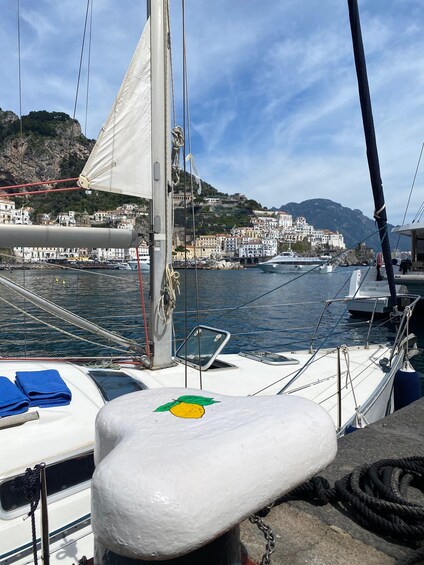 Picture 18 for Activity From Salerno: Amalfi Coast Full-Day Sailboat Trip with Lunch