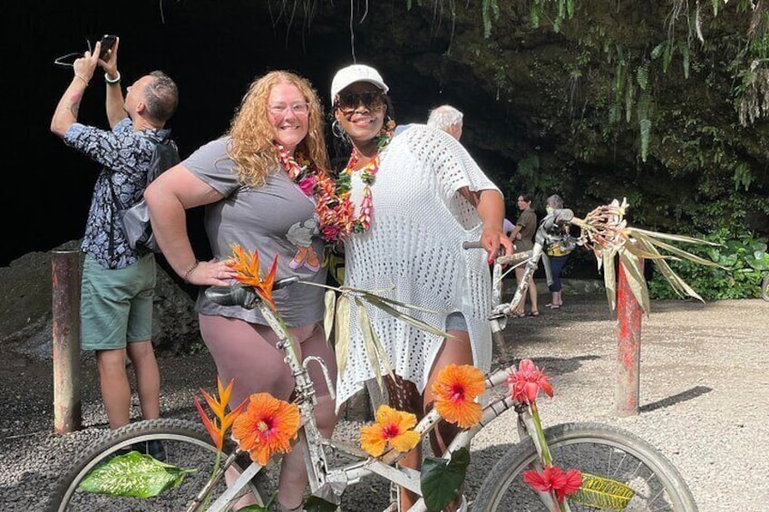 The Mara'a caves, you can find from time to time cycling flowers