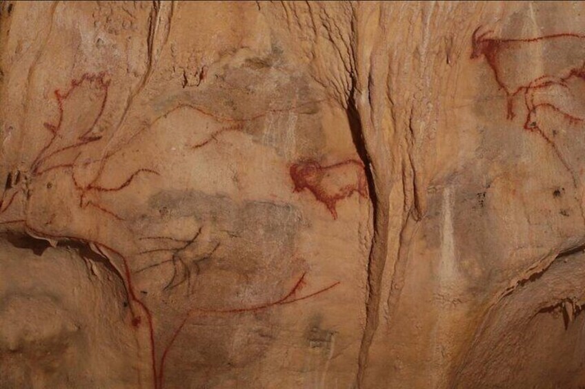 Cougnac Prehistoric Cave Private Guided Tour with Transportation