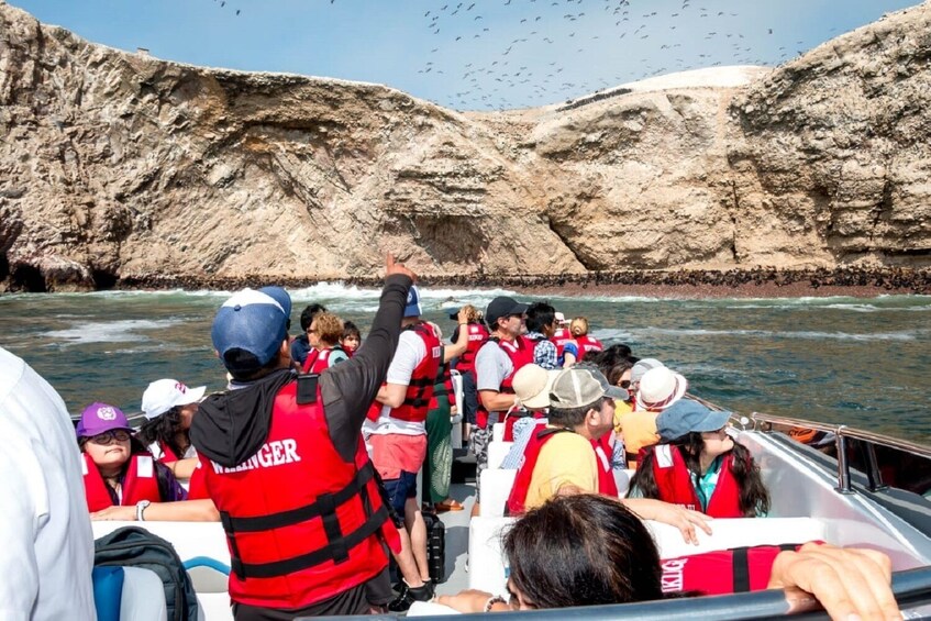 Ballestas Islands and Paracas National Reserve from San Martin Port