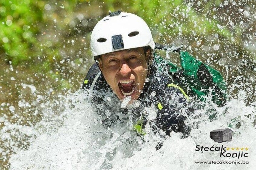 Canyoning on the river Raketnica 
