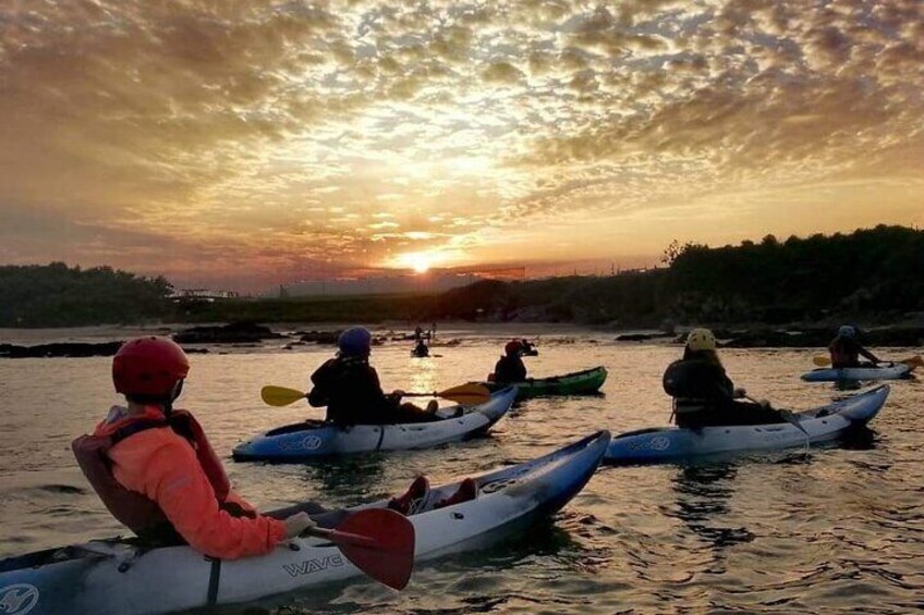 Kayaking home from the 7 Arches