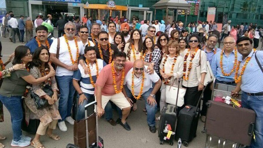 Greetings at Airport Arival