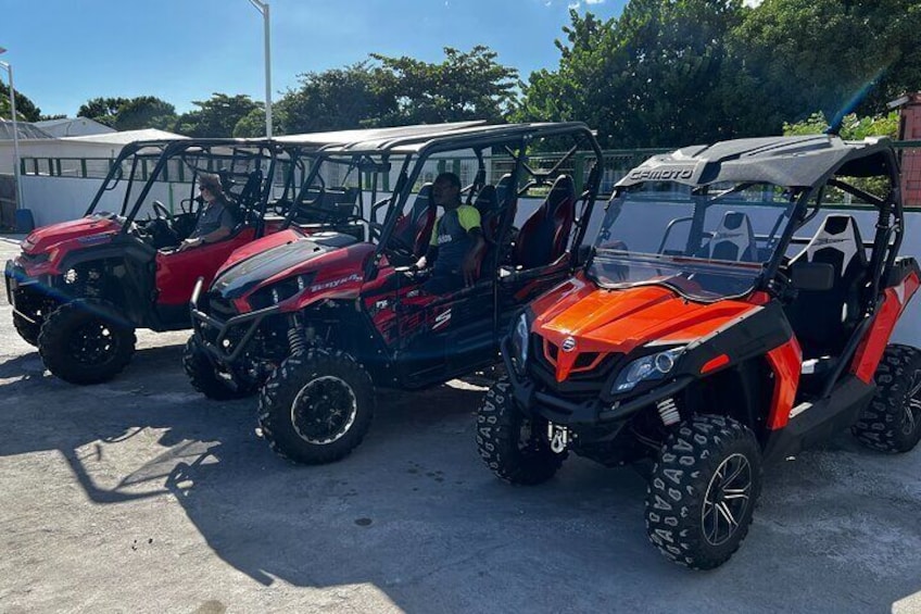 4 HOUR Guided UTV/ Side by Side Tour of Sint Maarten/ St. Martin