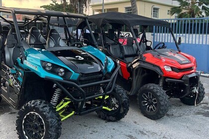 4 HOUR Guided UTV/ Side by Side Tour of Sint Maarten/ St. Martin