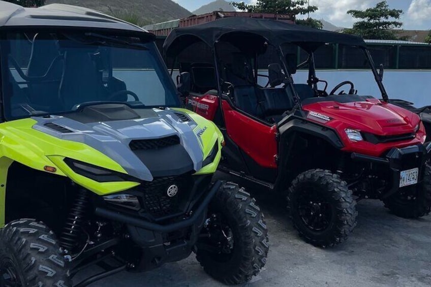4 HOUR Guided UTV/ Side by Side Tour of Sint Maarten/ St. Martin