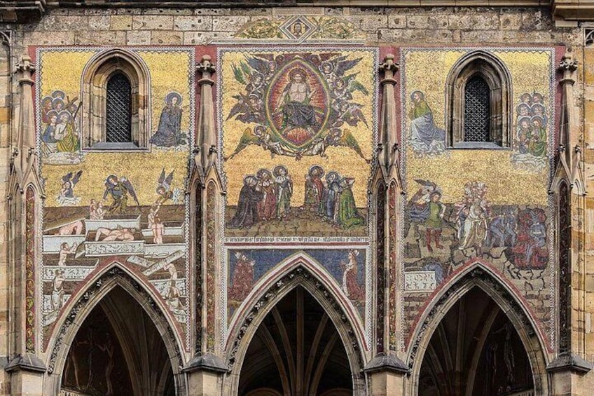 The Last Supper Mosaic in St. Vitus Cathedral
