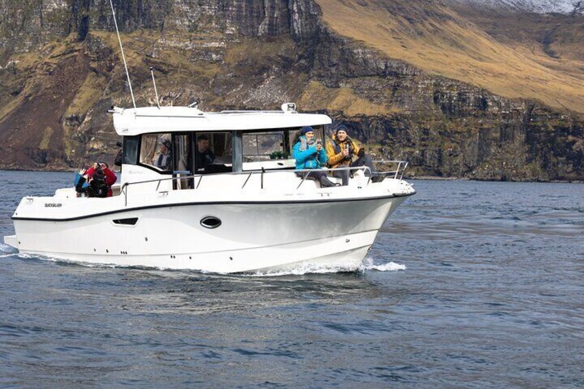 Exclusive 1,5 Hour Drangarnir Boat Tour