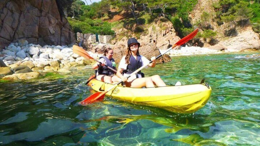 fun in the crystal clear waters of the Costa Brava
