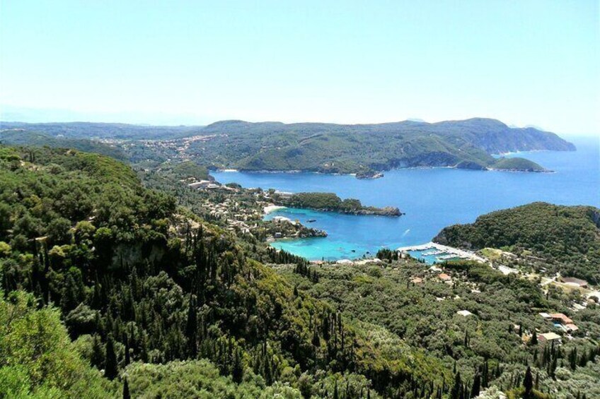 The heart-shaped bay of Paleokastritsa