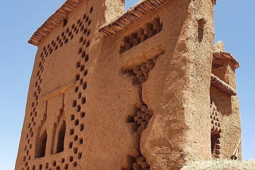 Earthen builing kasbah 