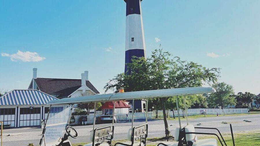 Tybee Tour Company lets you kick up your feet and hide from the heat while you cruise the island to hear about its history, heritage, happenings, and even some hauntings.