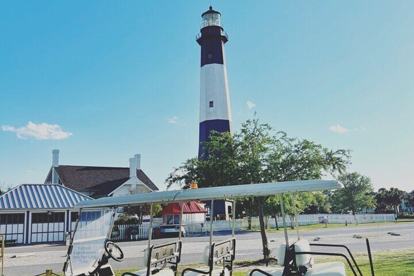 Tybee Tour Company lets you kick up your feet and hide from the heat while you cruise the island to hear about its history, heritage, happenings, and even some hauntings.