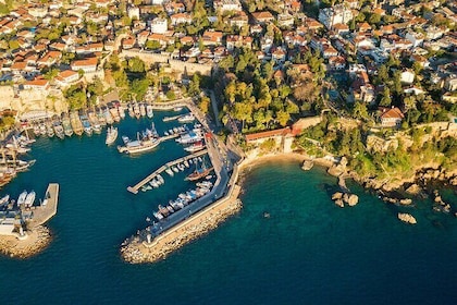 Visite complète des cascades d'Antalya, excursion en bateau et vieille vill...