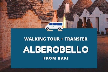 From Bari: Polignano a mare & Alberobello half day trip