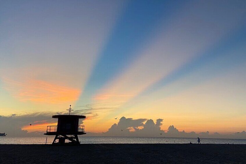 Sunset in South Beach