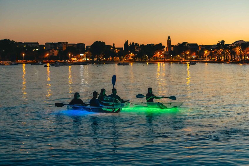 Picture 4 for Activity Split: Illuminated Evening Guided Kayaking Tour