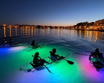 Split : Excursion guidée en kayak dans la soirée illuminée