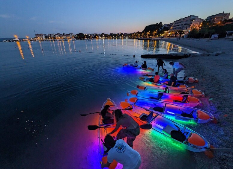 Picture 19 for Activity Split: Illuminated Evening Guided Kayaking Tour