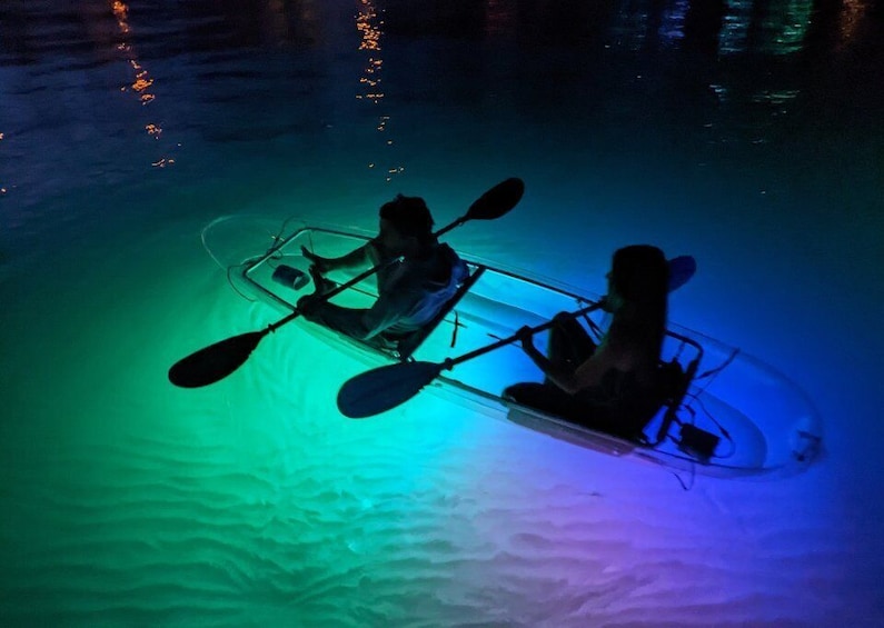 Picture 5 for Activity Split: Illuminated Evening Guided Kayaking Tour