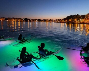 Split : Excursion guidée en kayak dans la soirée illuminée