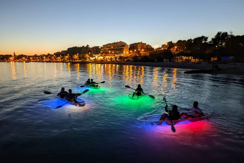 Picture 13 for Activity Split: Illuminated Evening Guided Kayaking Tour