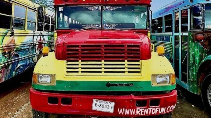 4 Hours Open Air Party Bus Tour with Beach Stop in Caribbean