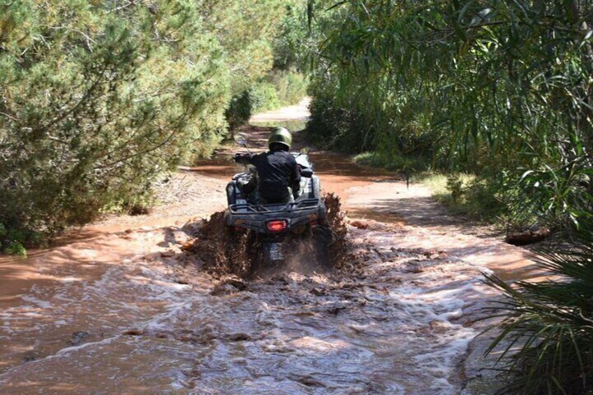 Guided Quad Bike Tour with Swim Stop in Alghero