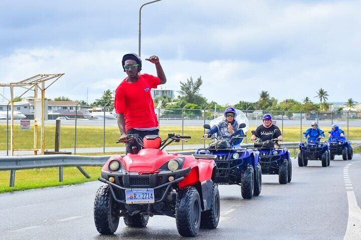 Guided ATV/QUAD Tour of Sint Maarten/St. Martin