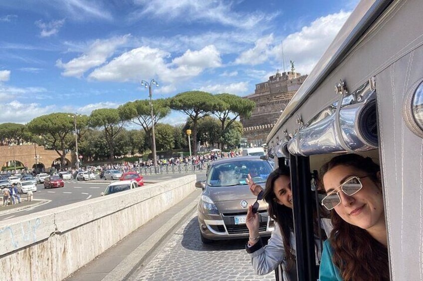 3-Hour Panoramic Golf Cart Tour in Rome