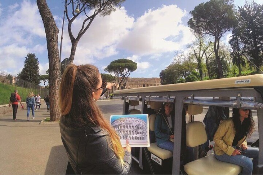 3-Hour Panoramic Golf Cart Tour in Rome