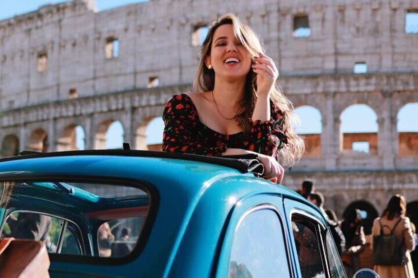 Tour of Rome aboard a Vintage FIAT 500