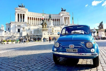 Rundtur i Rom ombord på en vintage FIAT 500