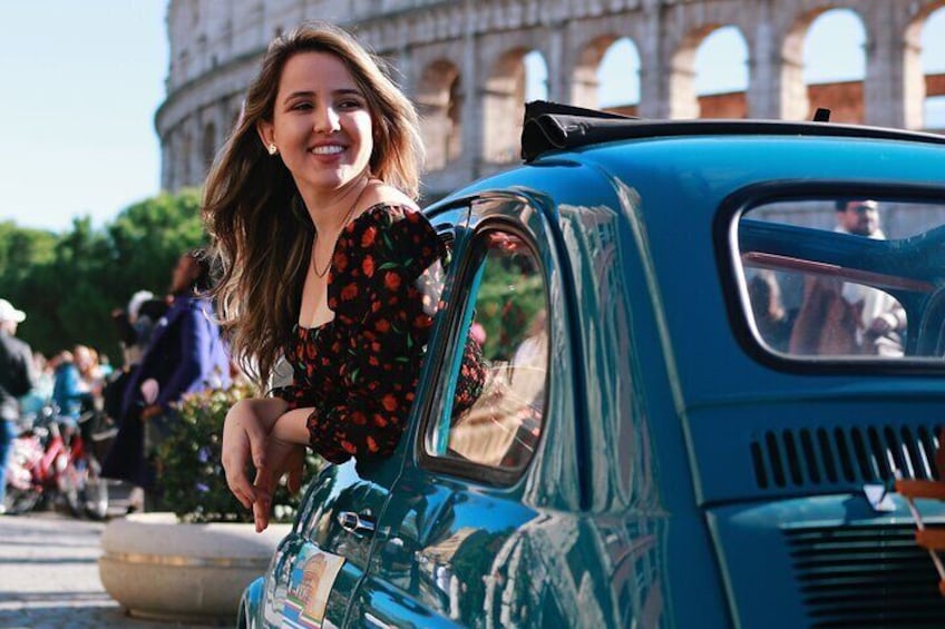 Tour of Rome aboard a Vintage FIAT 500