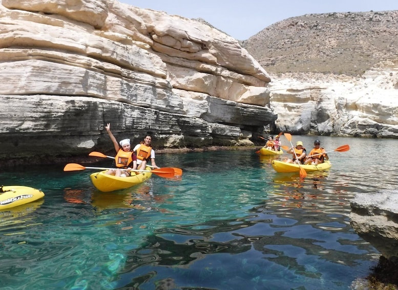 Cabo de Gata: Kayak & Snorkel. Excursion in Natural Park