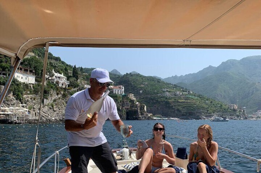 Amalfi coast private boat tour