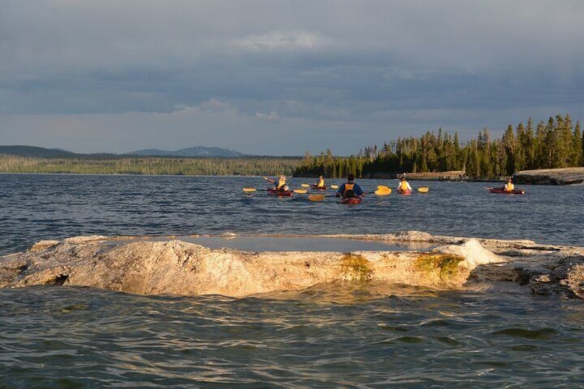 Small-Group Sunset Kayaking Tour on Lake Yellowstone 