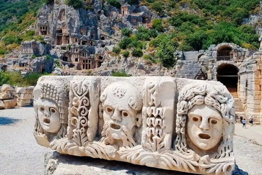 Full Day Demre Myra Kekova Culture Tour from Kemer with Lunch