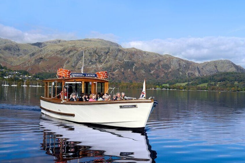Coniston Water Wild Cat Island Cruise Yellow Route