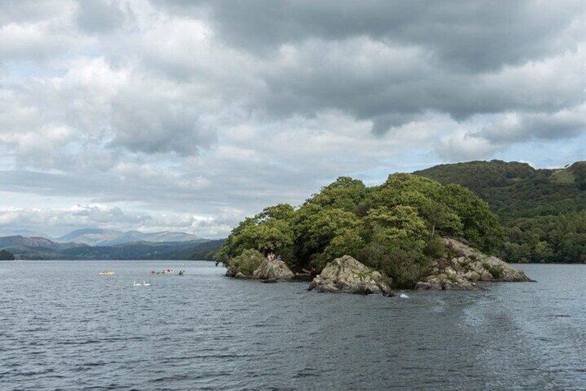 Coniston Water Wild Cat Island Cruise Yellow Route