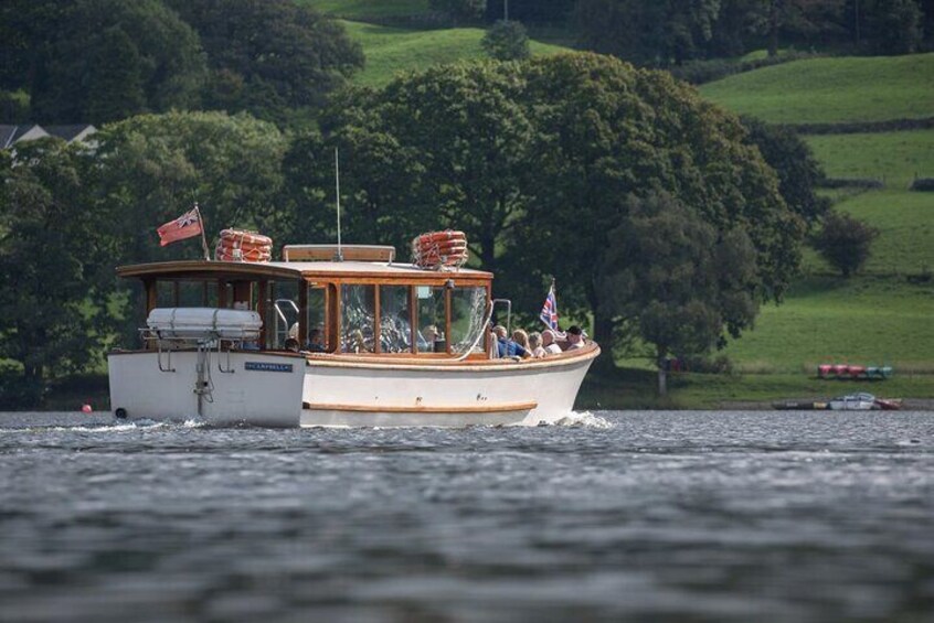 Coniston Water Wild Cat Island Cruise Yellow Route